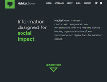 Tablet Screenshot of habitatseven.com